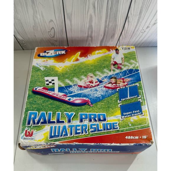 16' INFLATABLE Bezerk Water Raceway Waterslide
Summer Birthday Party - Picture 1 of 4